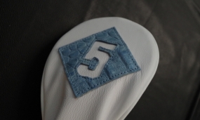 Custom Reserve - 
Body - Pure White 
Diamond Patch in exotic baby blue croc