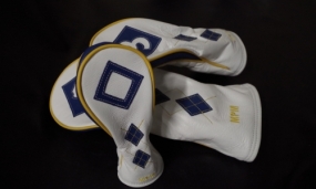 Custom Reserve - 
Body - Pure White 
Pattern -  argyle with cobalt blue diamonds and yellow stitching
Piping - yellow
Side Panel - Cobalt