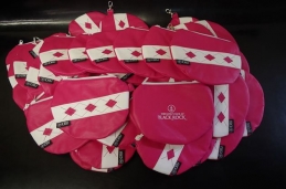 Ladies event Pink Argyle Valuables Pouch