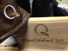 Quail Hollow custom Display box with leather shown being our StageCoach from Grand Collection.