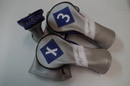 Silver Bullet Body with Cobalt Diamond patches and Side Panel with pure white underlay and Large Pure White Vintage Stripe for PGA Tour Professional Ryan Palmer (A Dallas Cowboys Fan)
