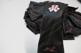 Custom design for Member Event at Ballyneal in Colorado!
Stealth Black Body with custom embroidery.